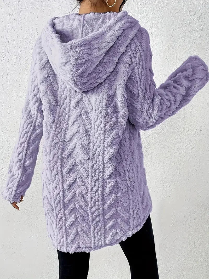 Casual Hoodie Męski - Ciepła i Wygodna Bluza z Kapturem na Zimę