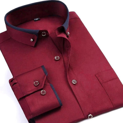 Joris - Chemise classique à manches longues pour hommes