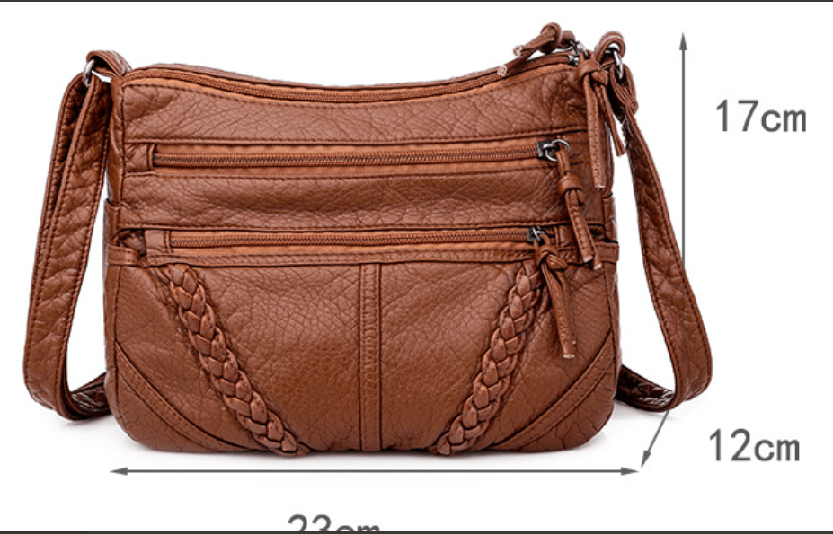 Elegancka torba ze skóry miękkiej