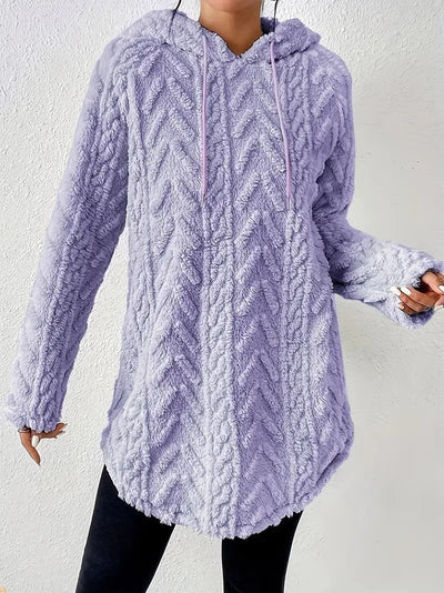 Casual Hoodie Męski - Ciepła i Wygodna Bluza z Kapturem na Zimę