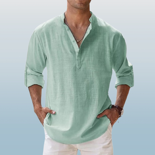MANFRED™ | CHEMISE EN LIN À MANCHES LONGUES