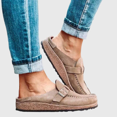 Stylowe drewniaki ortopedyczne buty