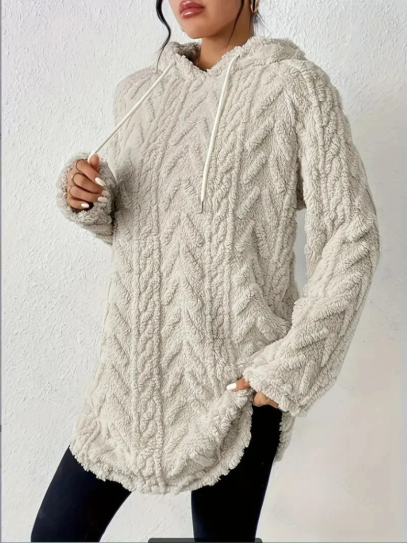 Casual Hoodie Męski - Ciepła i Wygodna Bluza z Kapturem na Zimę