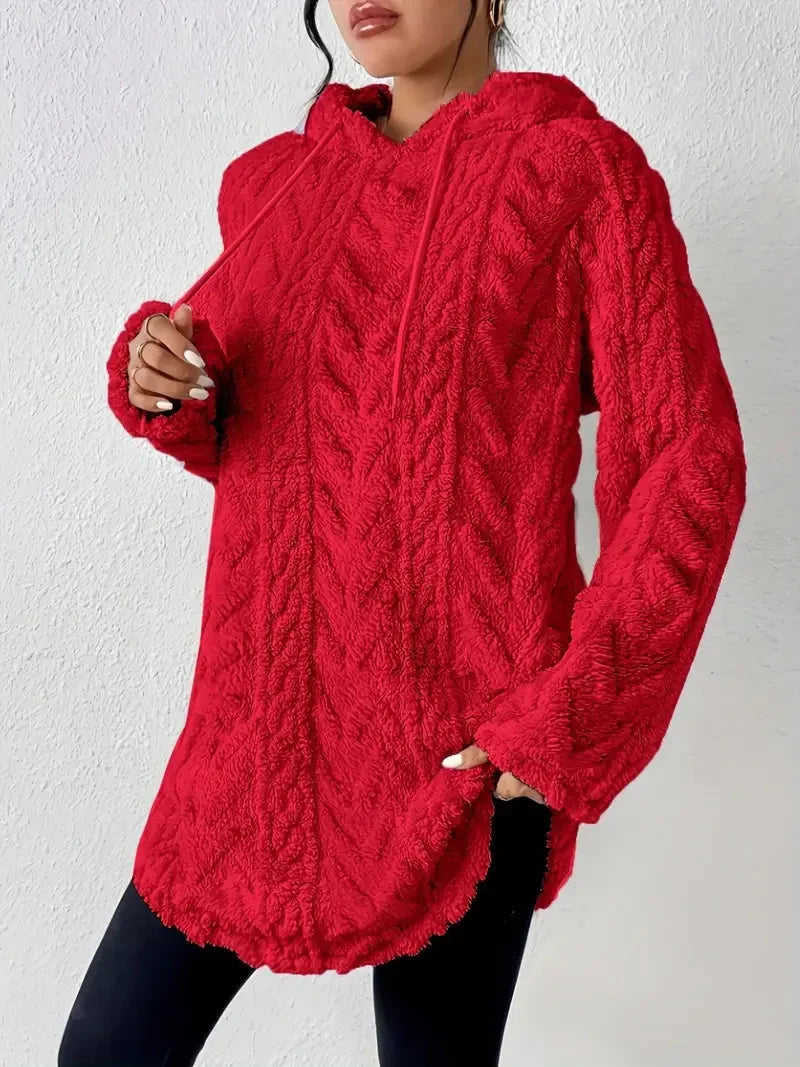 Casual Hoodie Męski - Ciepła i Wygodna Bluza z Kapturem na Zimę