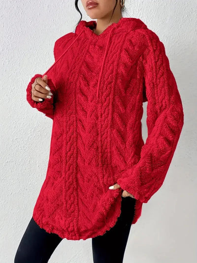 Casual Hoodie Męski - Ciepła i Wygodna Bluza z Kapturem na Zimę