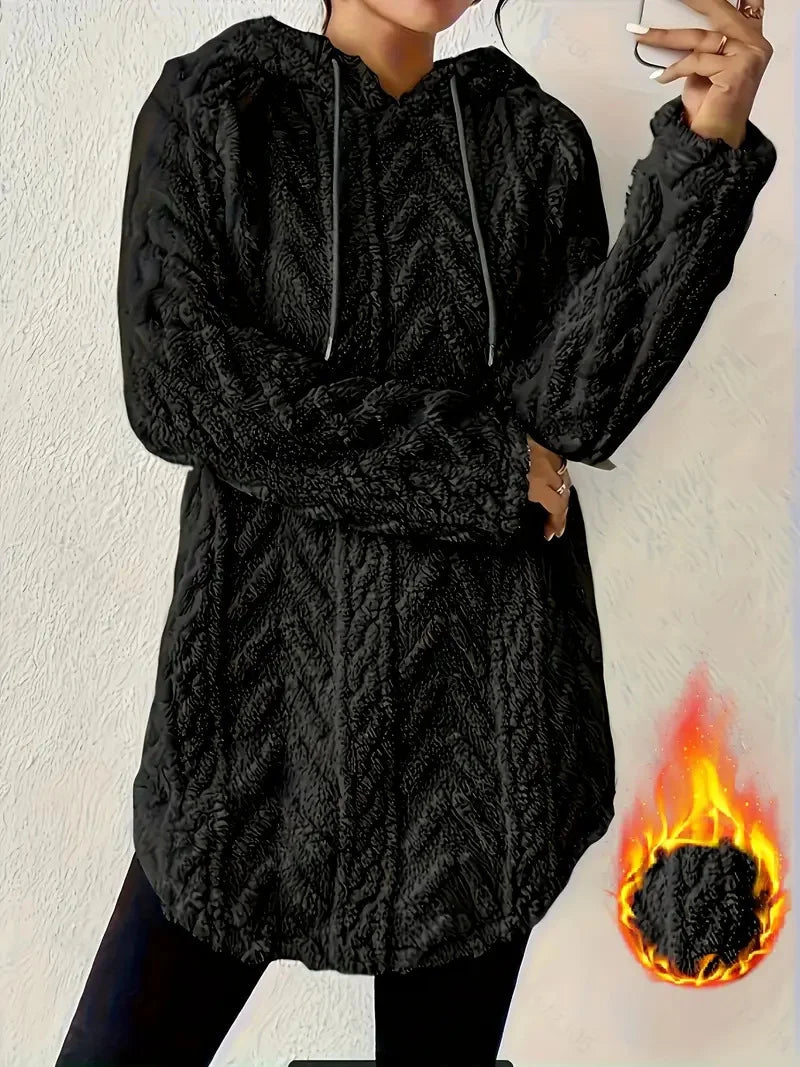 Casual Hoodie Męski - Ciepła i Wygodna Bluza z Kapturem na Zimę