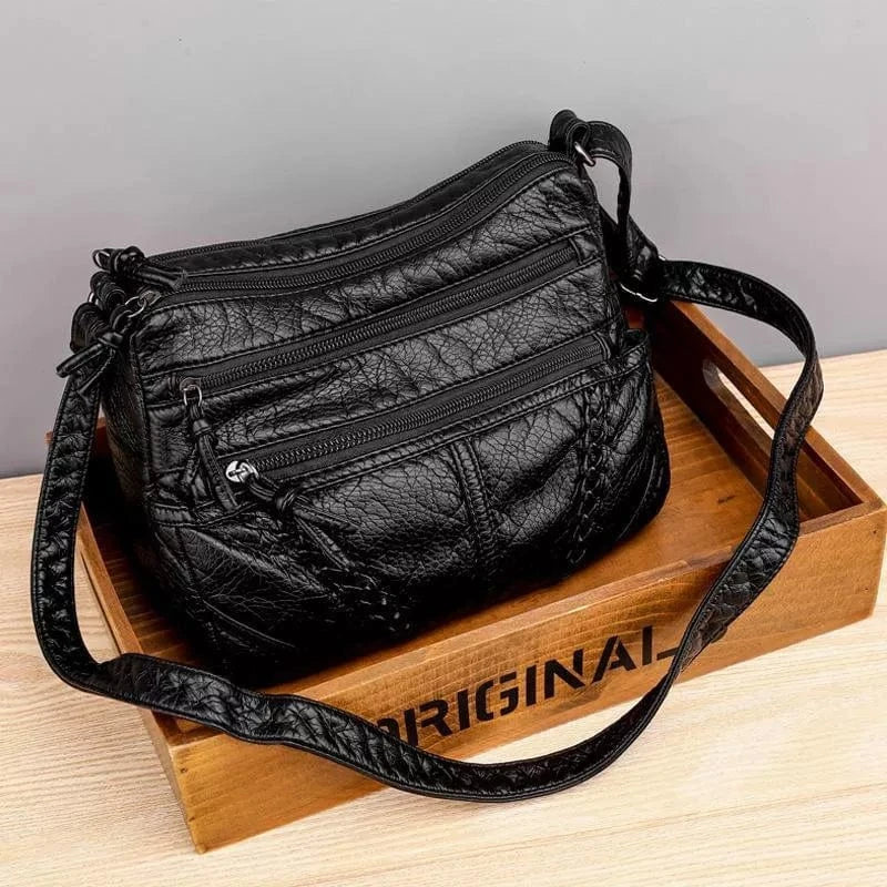 Elegancka torba ze skóry miękkiej