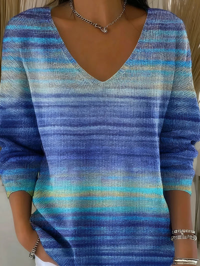 Sweter Damski Gradient Bawełniany - Komfort i Styl