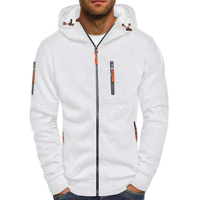 Bluza z Kapturem na Zamek dla Mężczyzn - Styl i Komfort