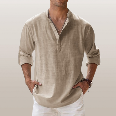 MANFRED™ | CHEMISE EN LIN À MANCHES LONGUES