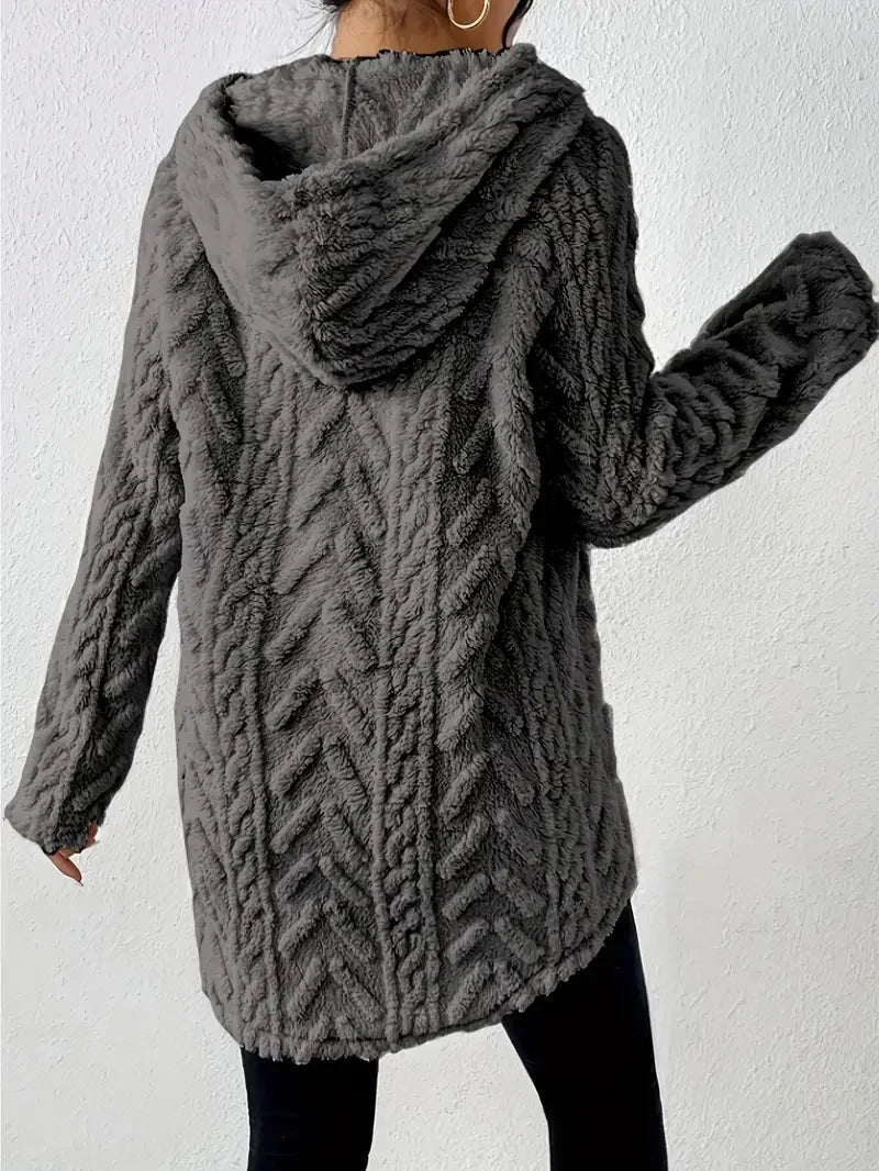 Casual Hoodie Męski - Ciepła i Wygodna Bluza z Kapturem na Zimę
