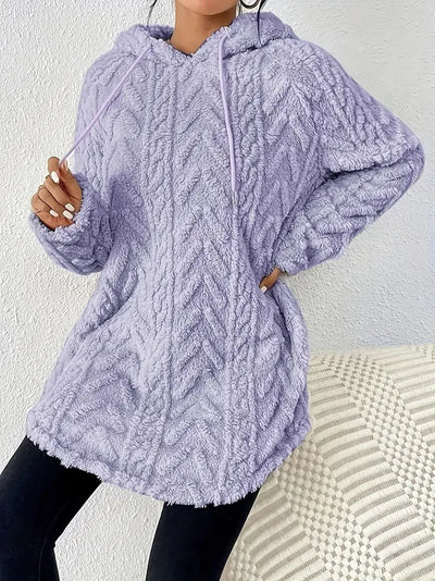 Casual Hoodie Męski - Ciepła i Wygodna Bluza z Kapturem na Zimę