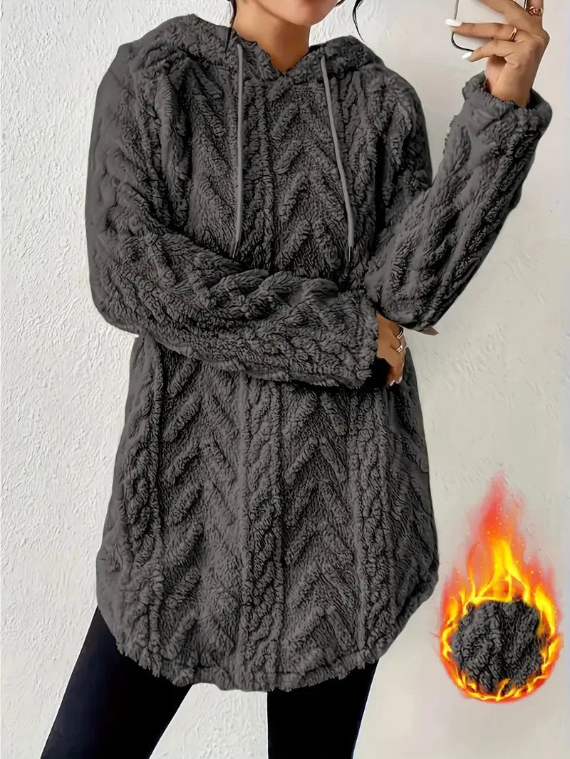 Casual Hoodie Męski - Ciepła i Wygodna Bluza z Kapturem na Zimę