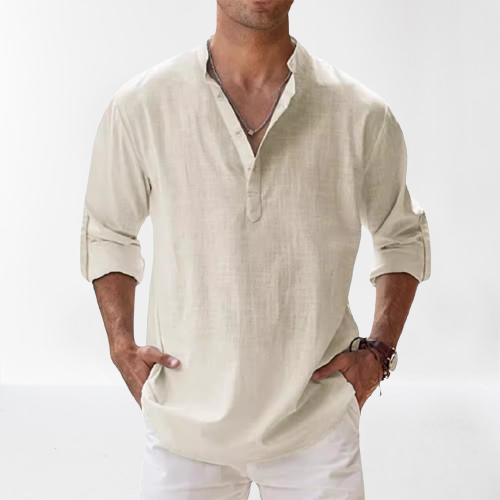 MANFRED™ | CHEMISE EN LIN À MANCHES LONGUES