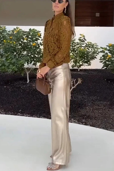 Kurtka Koronkowa w Stylu Pałacowym - Romantyczna i Wyszukana Elegancja