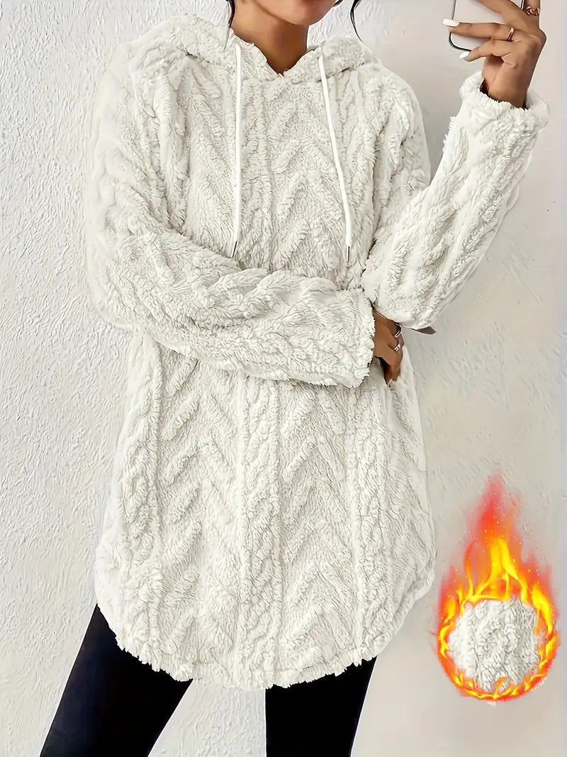 Casual Hoodie Męski - Ciepła i Wygodna Bluza z Kapturem na Zimę
