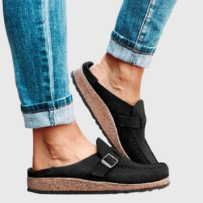 Stylowe drewniaki ortopedyczne buty