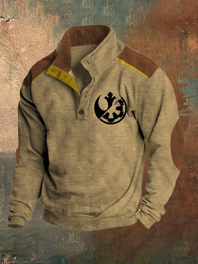 Polarowy sweter z wysokim kołnierzem