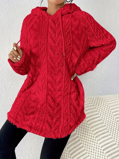 Casual Hoodie Męski - Ciepła i Wygodna Bluza z Kapturem na Zimę