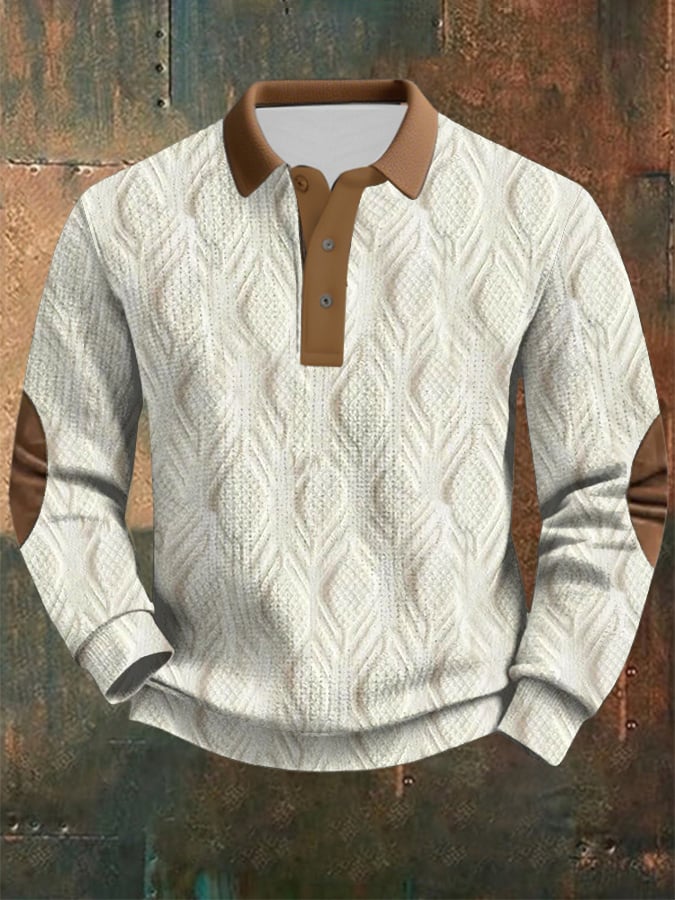 Klasyczny sweter w odświeżonym stylu