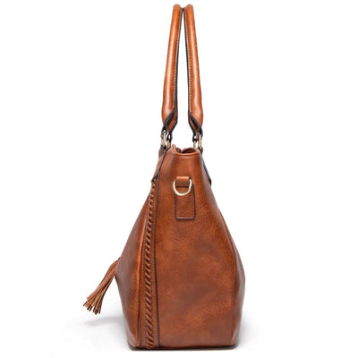 Elegancka skórzana torba tote