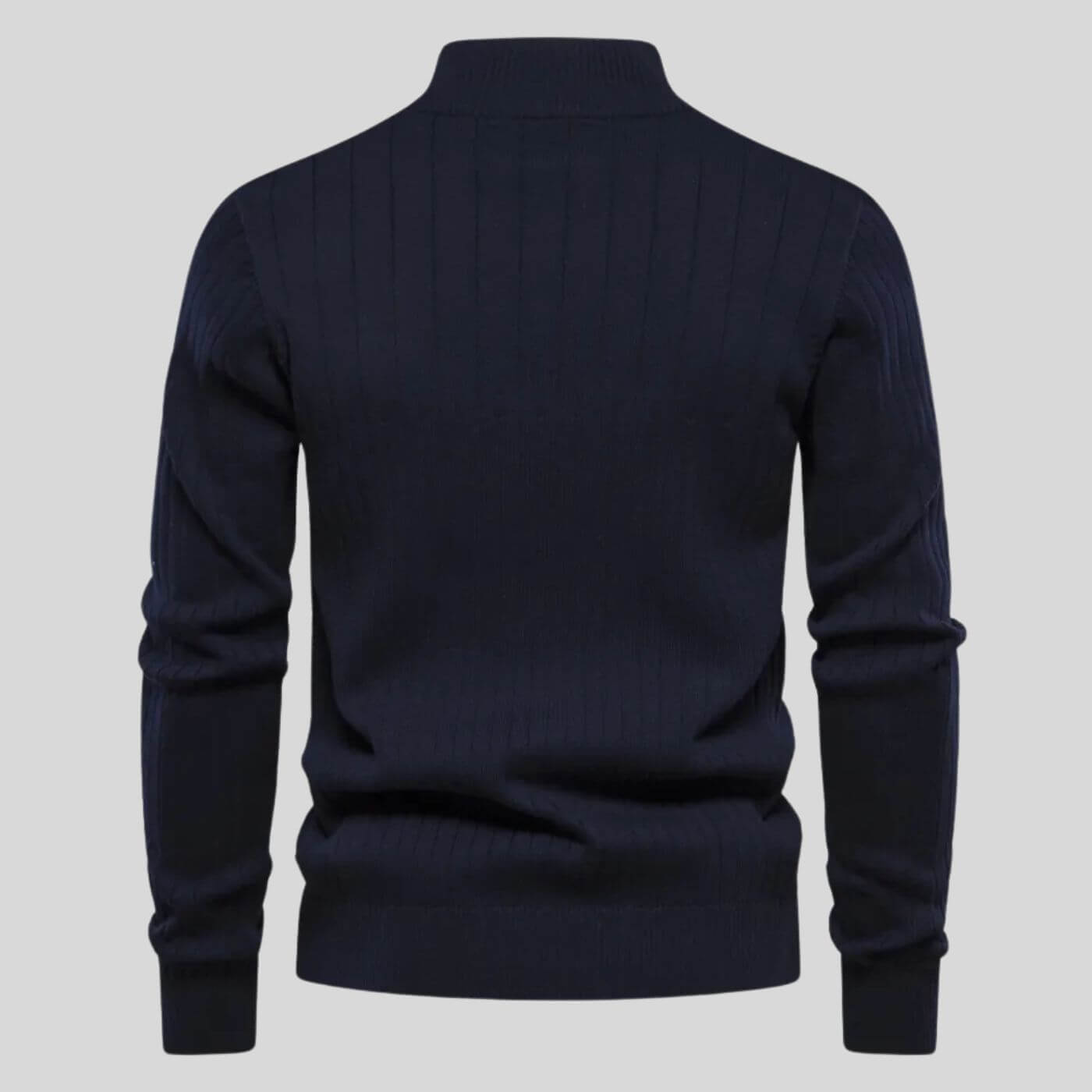 Wygodny sweter z półgolfem na zamek