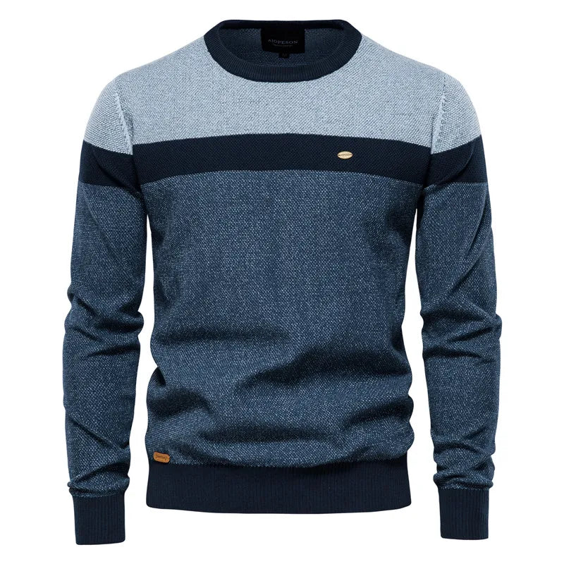 Nowoczesny i elegancki sweter bawełniany