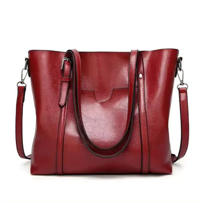 Elegancka skórzana torba na ramię