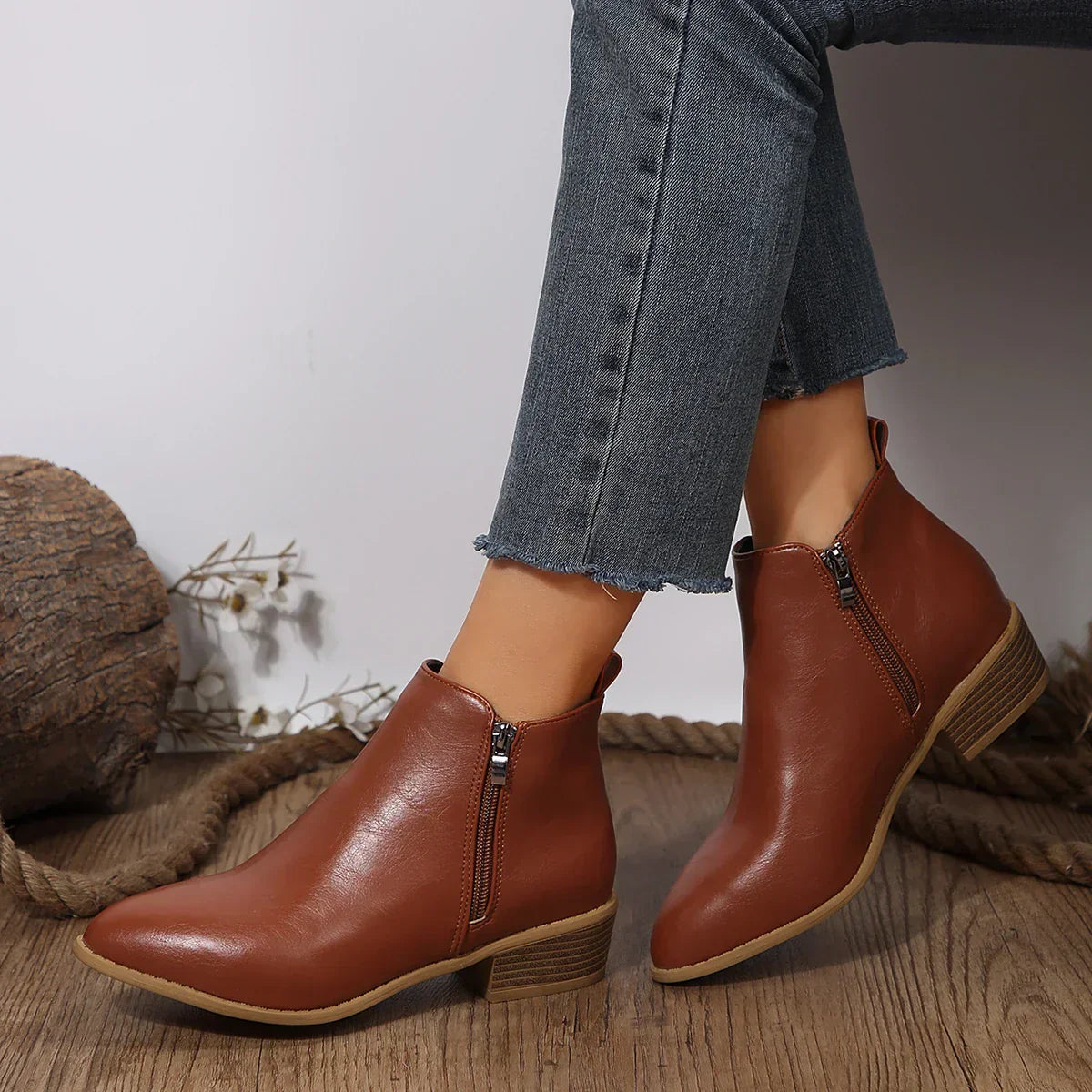 Wygodne ortopedyczne buty na kostkę