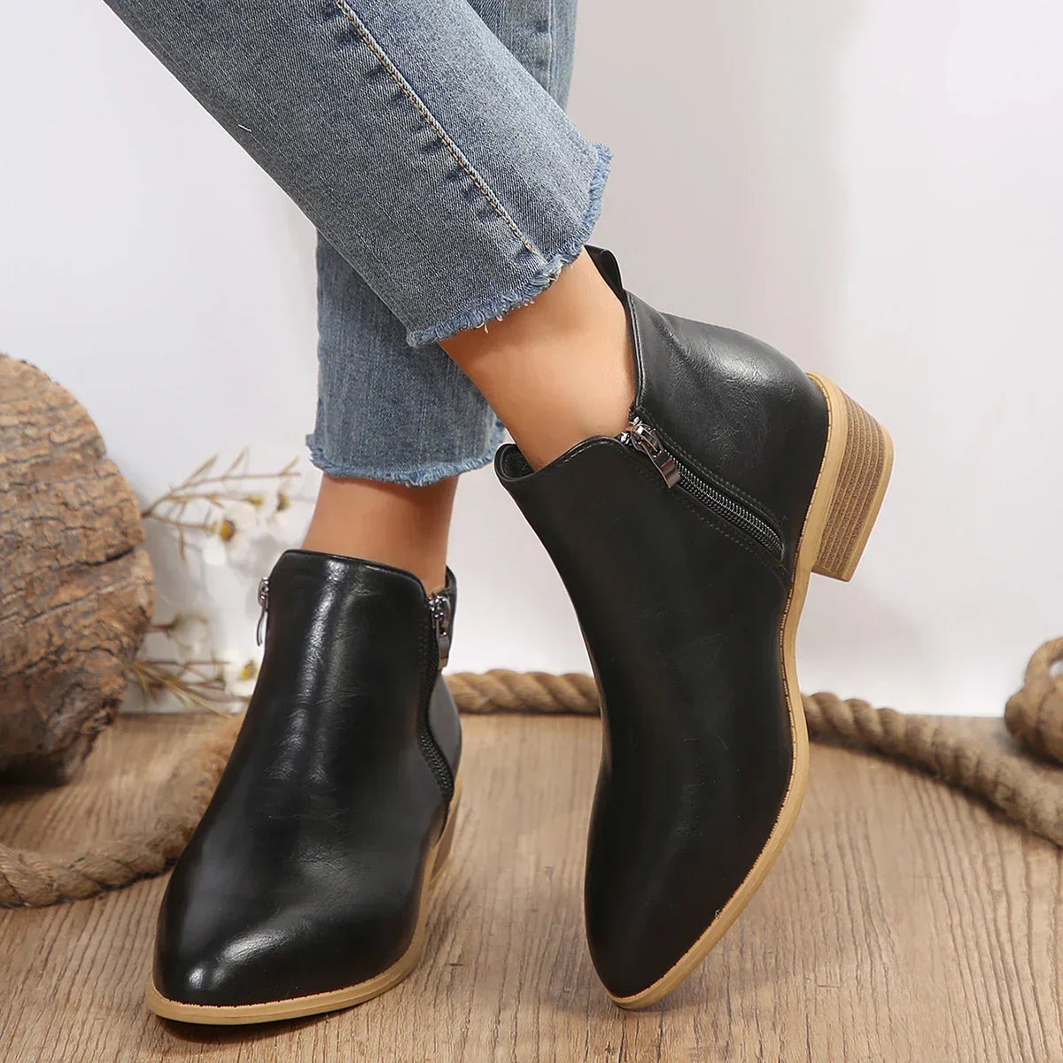 Wygodne ortopedyczne buty na kostkę