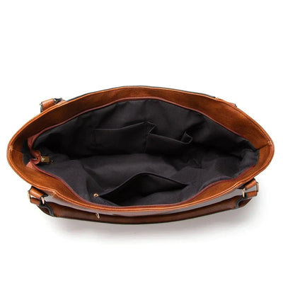 Elegancka skórzana torba tote