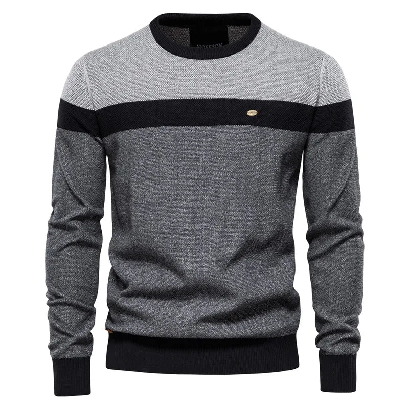 Nowoczesny i elegancki sweter bawełniany