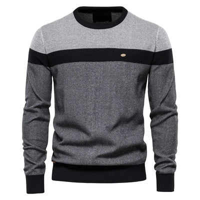 Nowoczesny i elegancki sweter bawełniany