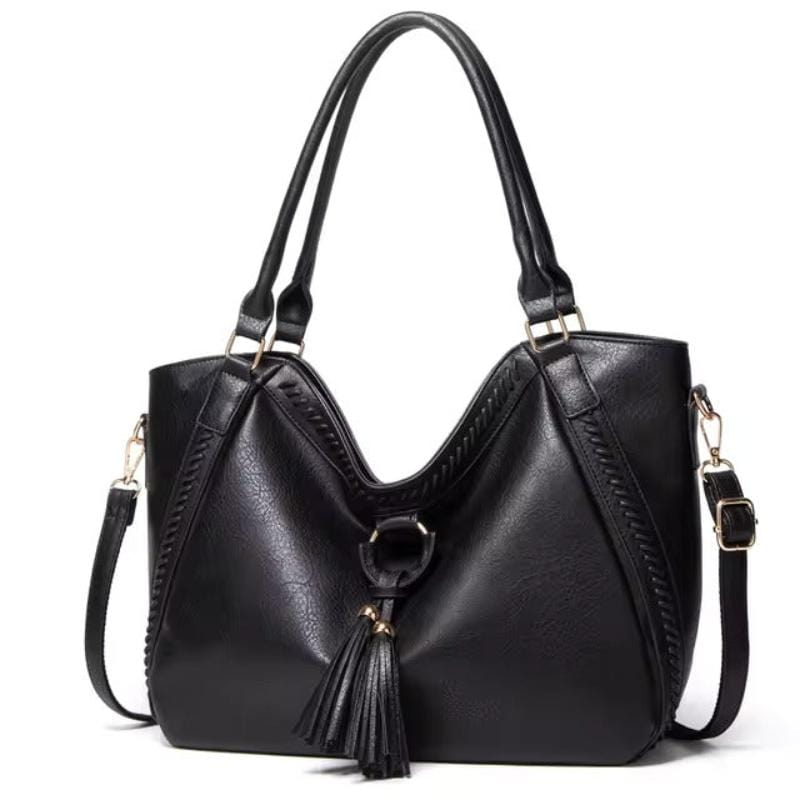 Elegancka skórzana torba tote
