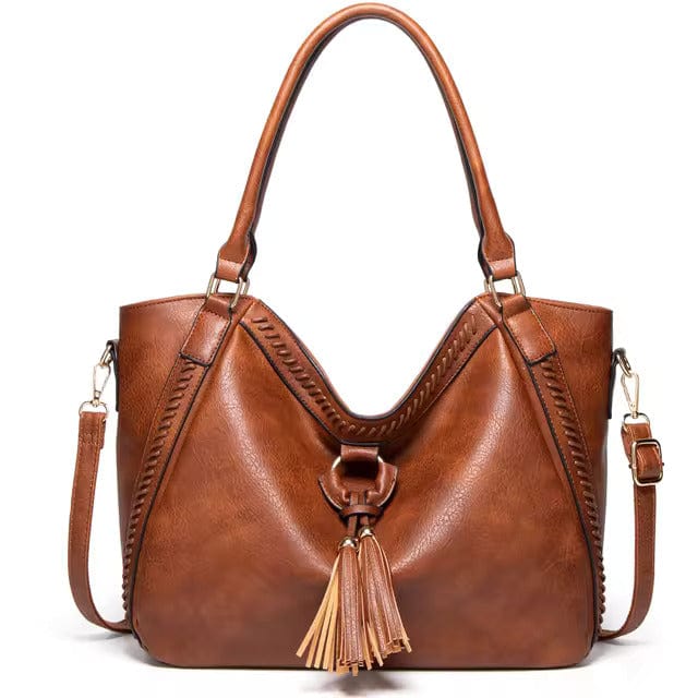 Elegancka skórzana torba tote