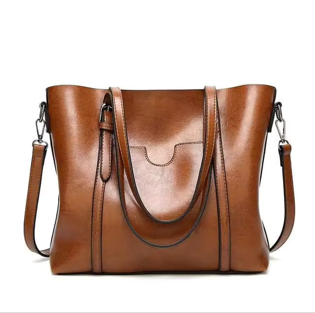 Elegancka skórzana torba na ramię