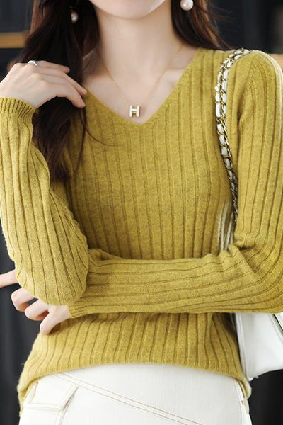 Kurtka termiczna damska z dekoltem w serek – Top z elastycznego materiału - Moda zimowa chic