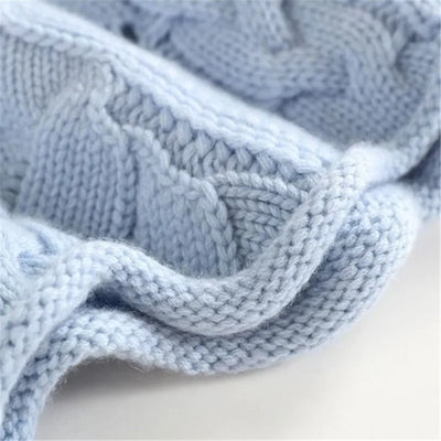 Stylowy luźny sweter z kaszmiru