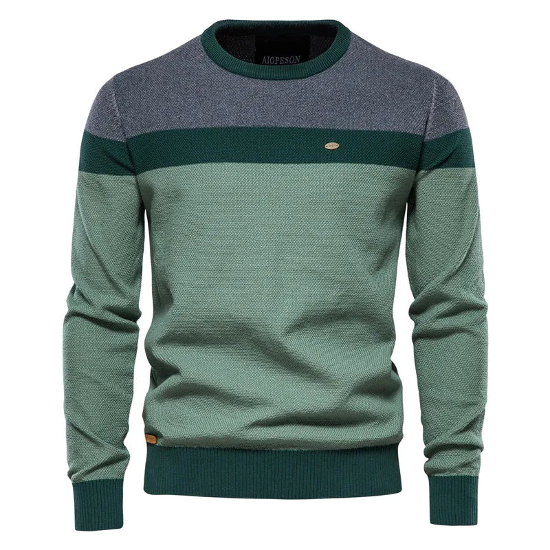 Nowoczesny i elegancki sweter bawełniany