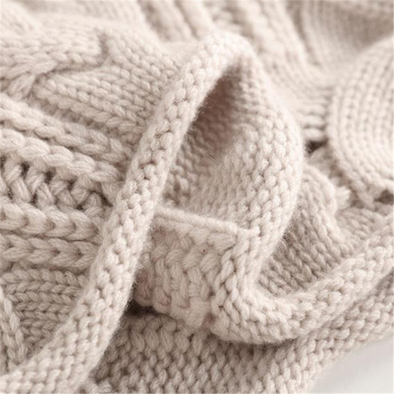 Stylowy luźny sweter z kaszmiru