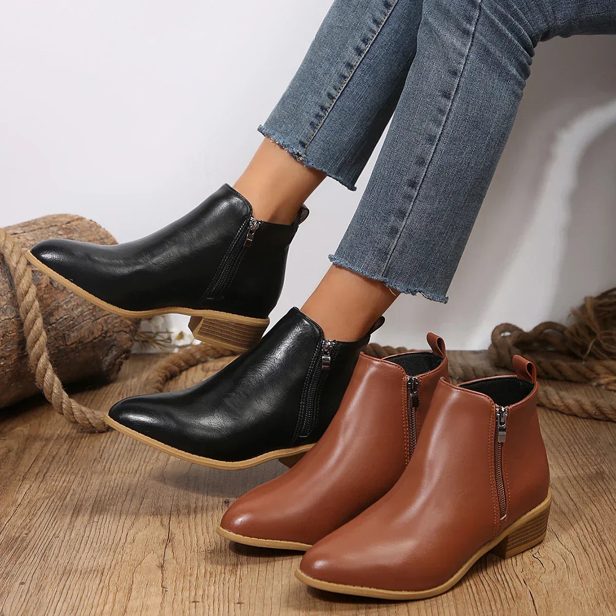 Wygodne ortopedyczne buty na kostkę