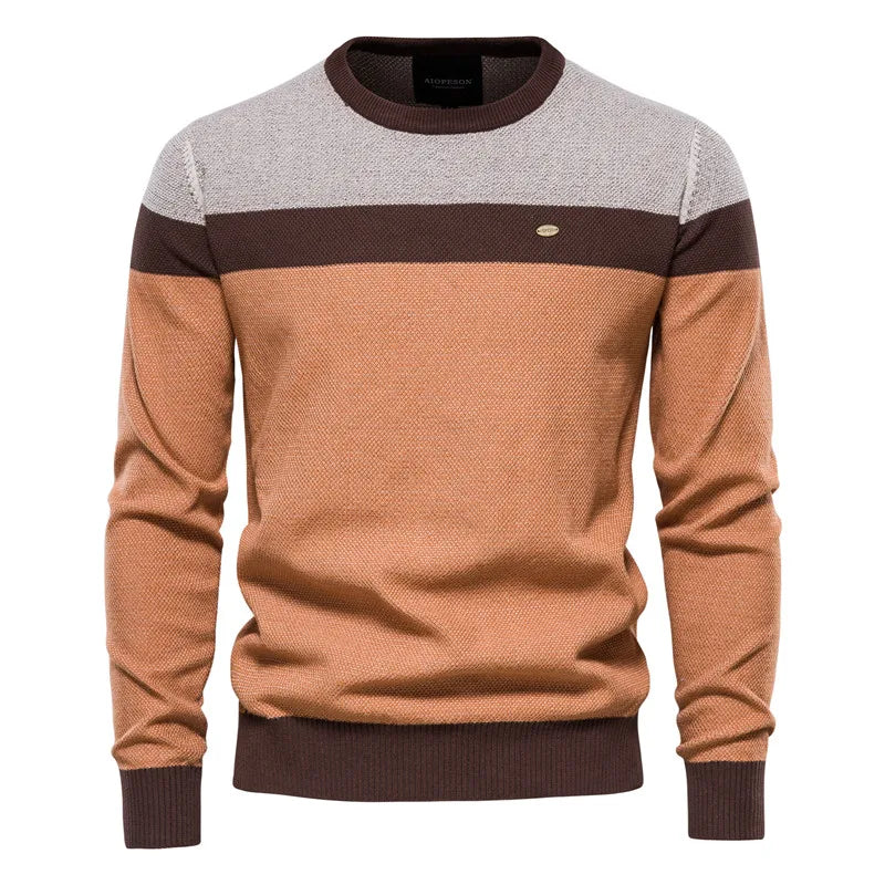 Nowoczesny i elegancki sweter bawełniany