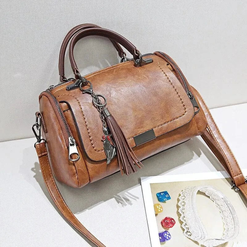Elegancka torba na ramię z ekologicznej skóry