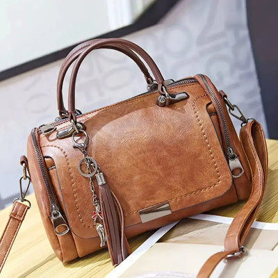 Elegancka torba na ramię z ekologicznej skóry