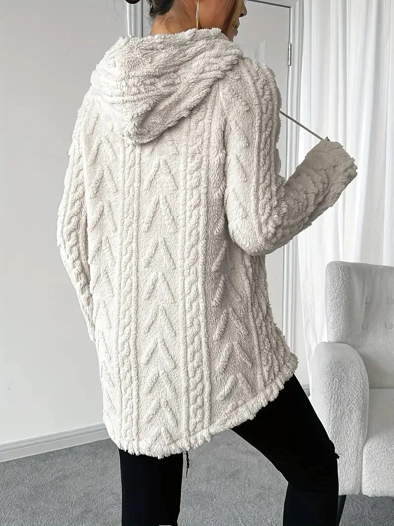 Casual Hoodie Męski - Ciepła i Wygodna Bluza z Kapturem na Zimę