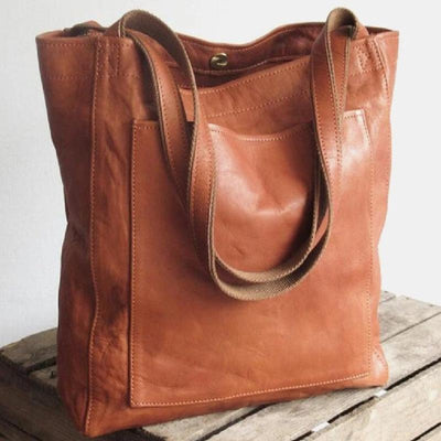 Klasyczna torba tote ze skóry