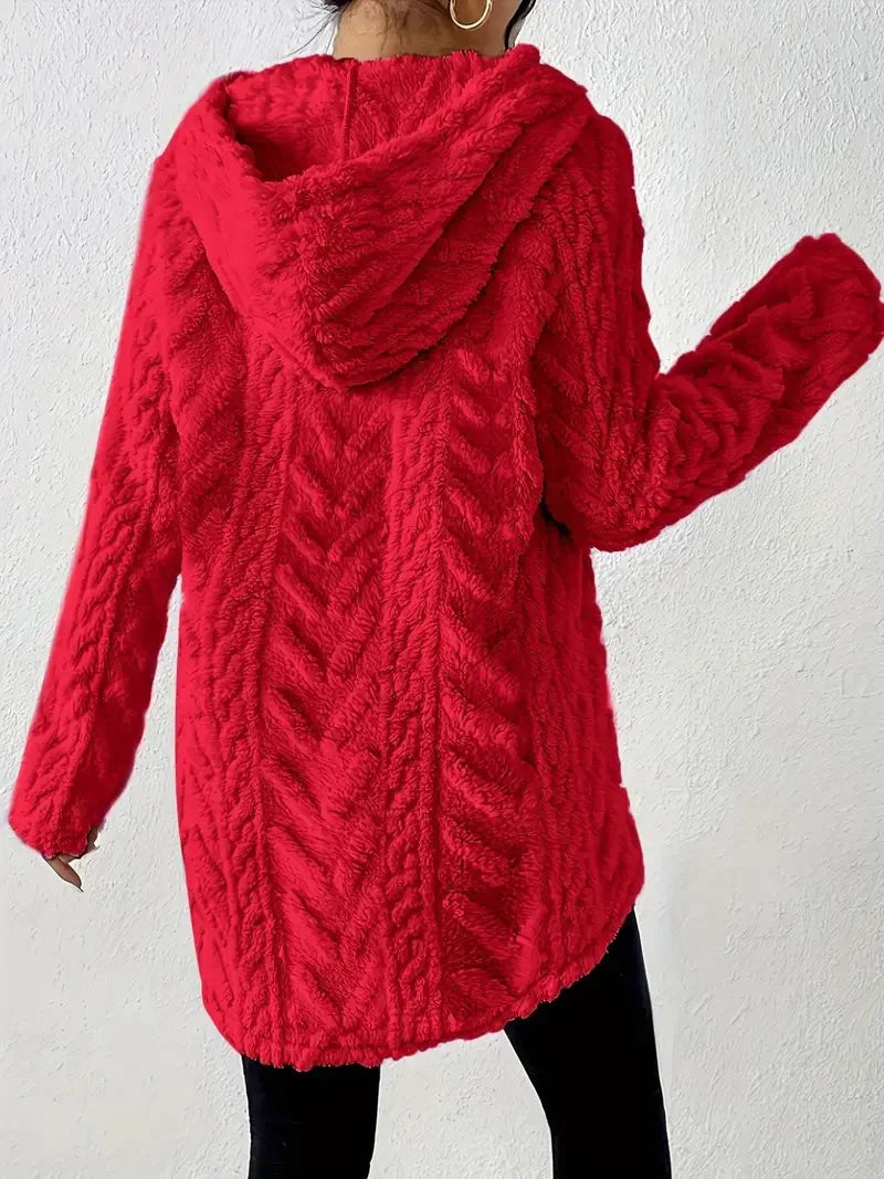 Casual Hoodie Męski - Ciepła i Wygodna Bluza z Kapturem na Zimę