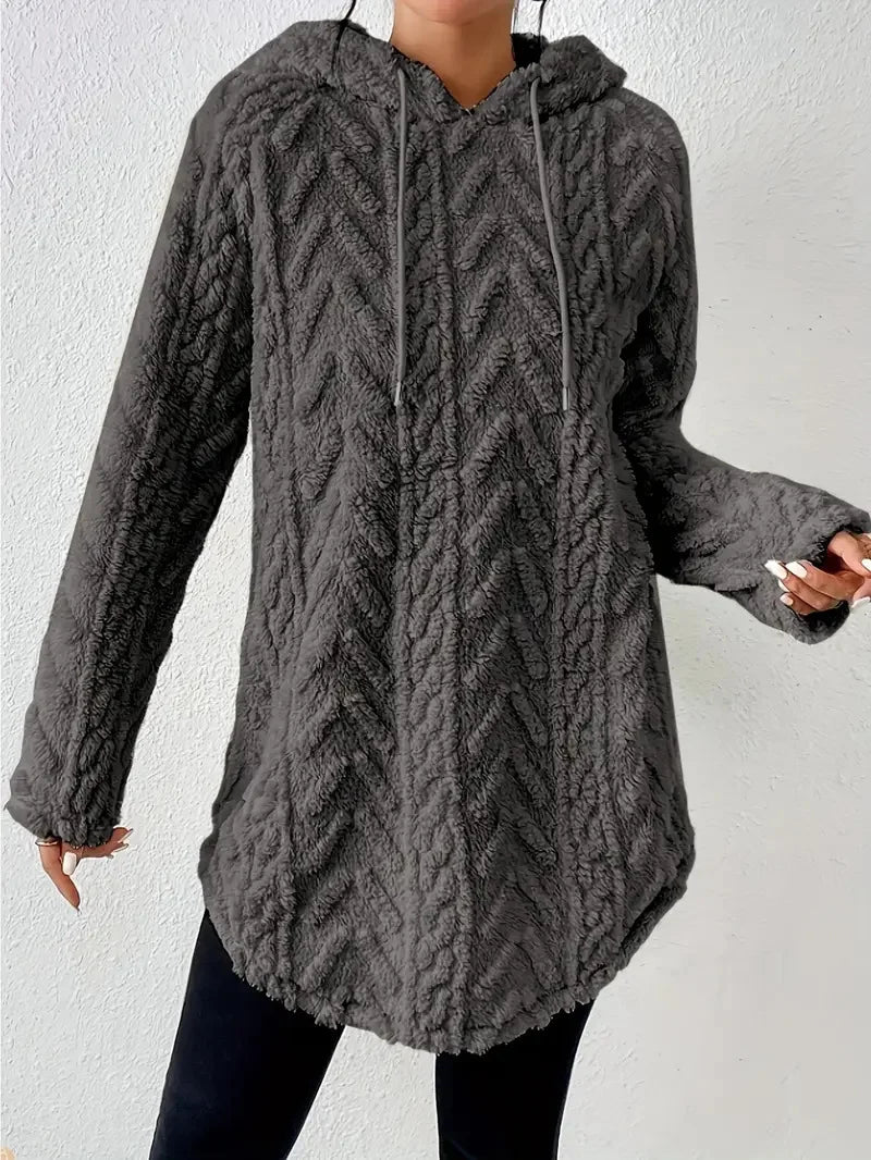Casual Hoodie Męski - Ciepła i Wygodna Bluza z Kapturem na Zimę