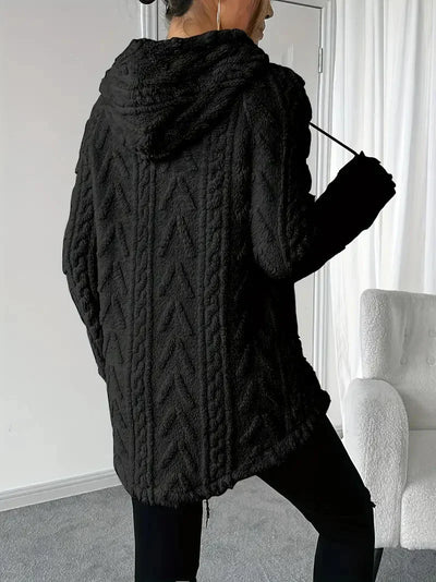 Casual Hoodie Męski - Ciepła i Wygodna Bluza z Kapturem na Zimę