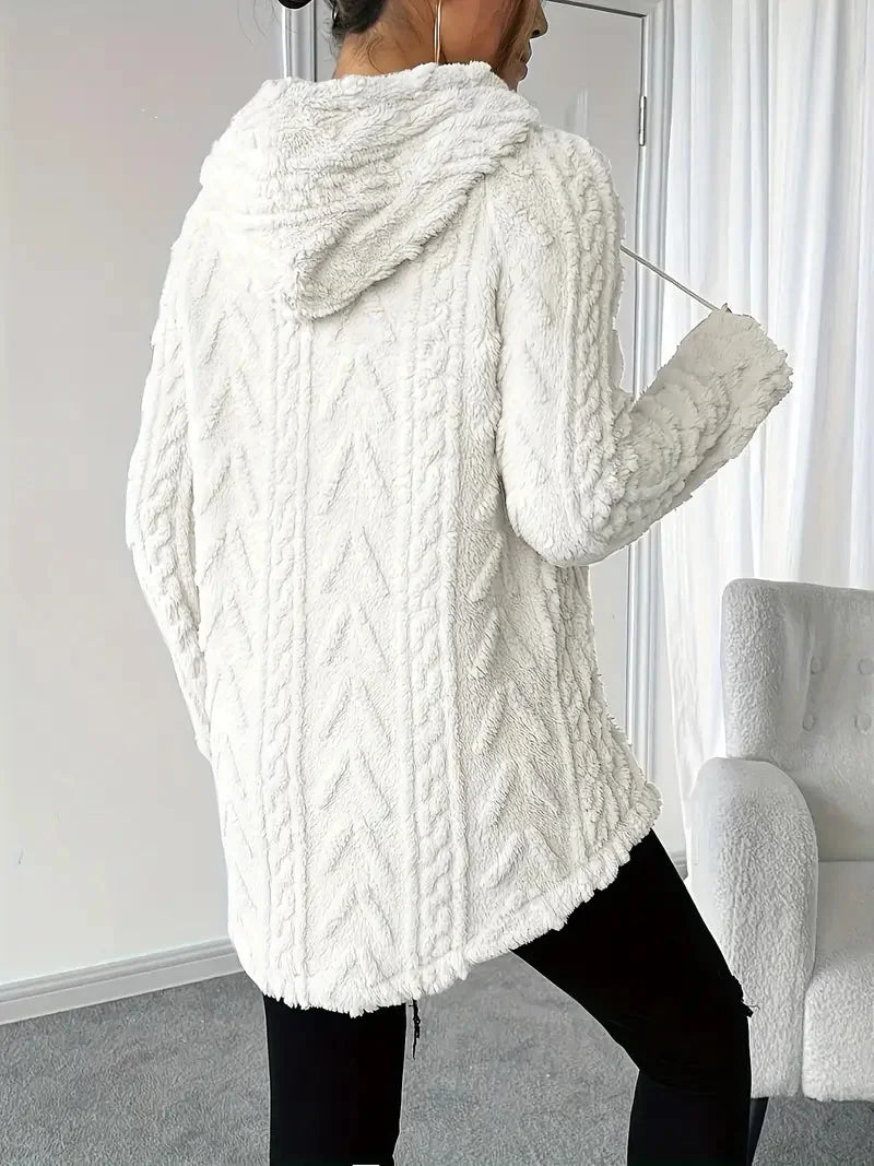 Casual Hoodie Męski - Ciepła i Wygodna Bluza z Kapturem na Zimę